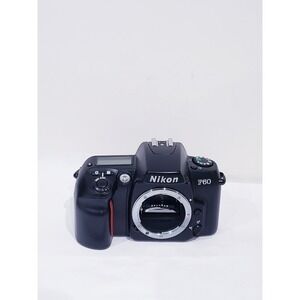 Nikon F60 Black SLR 35mm Film Camera Body Only - Works